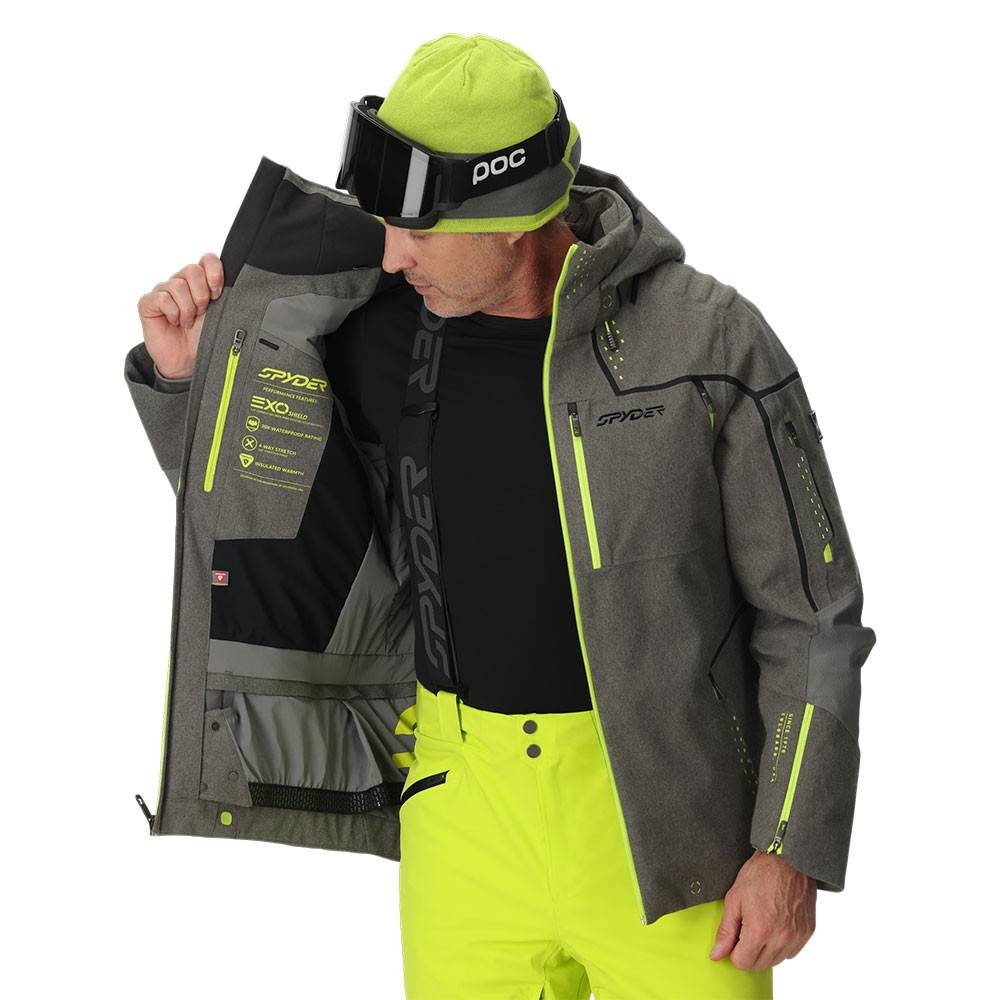 Spyder Pinnacle Melange Insulated Ski Jacket (Men's)