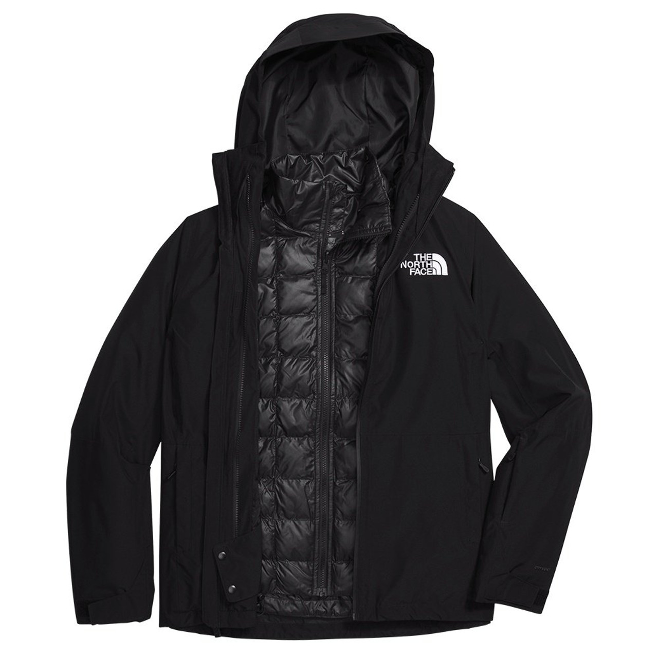 ジャケット・アウター TNF Thermoball Triclimate Jacket S Black The North Face Thermoball Eco Snow Triclimate Jacket