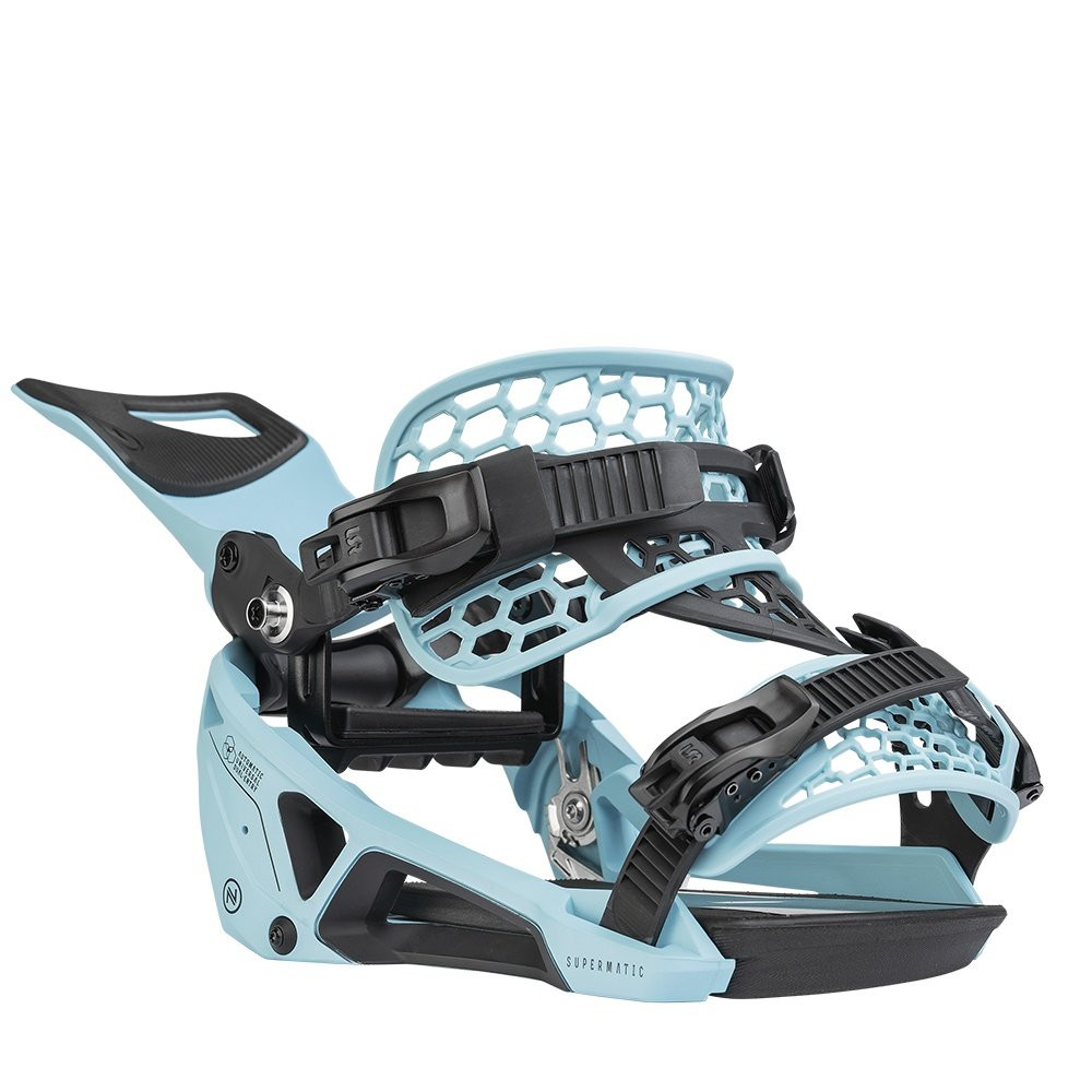 Nidecker Supermatic Snowboard Bindings (Adults')-2025 WINTER