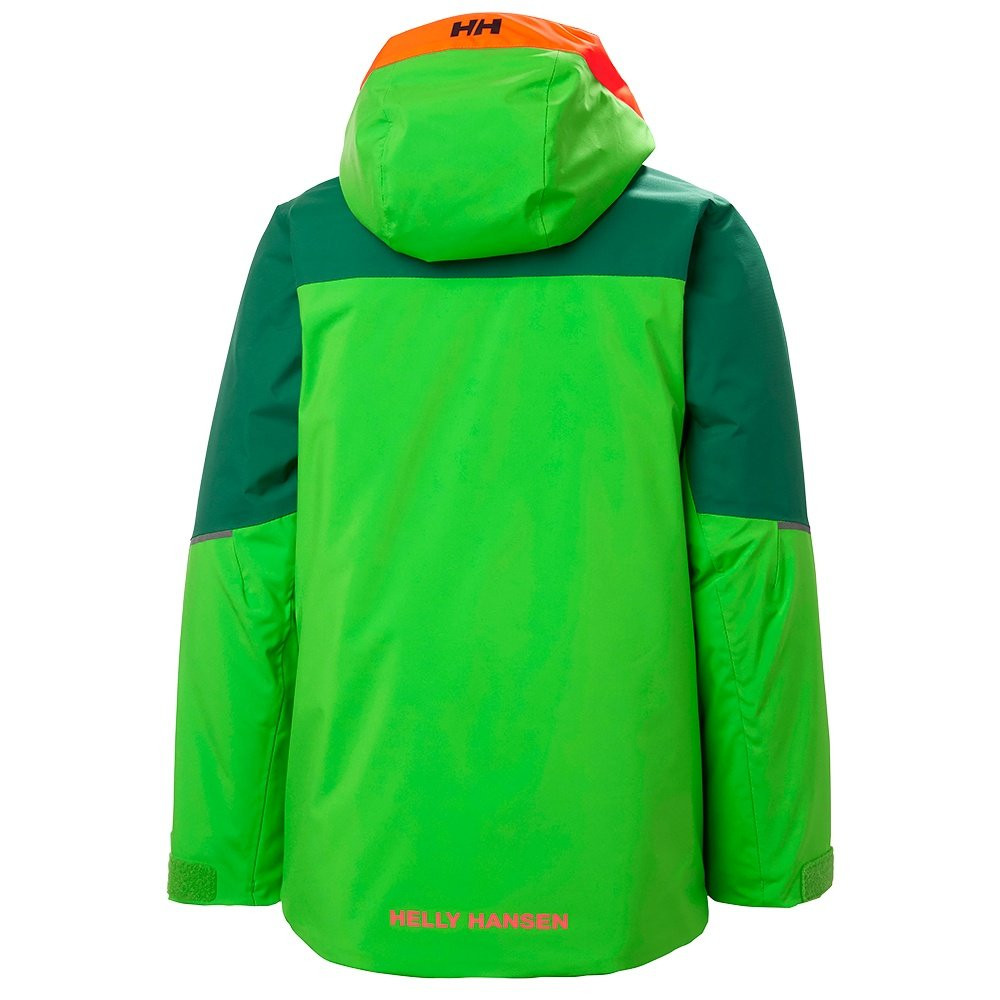 HELly Hansen 蛍光グリーン スノーボードウェア Lサイズ Helly Hansen Summit Insulated Ski Jacket (Boys') - Peter Glenn Ski