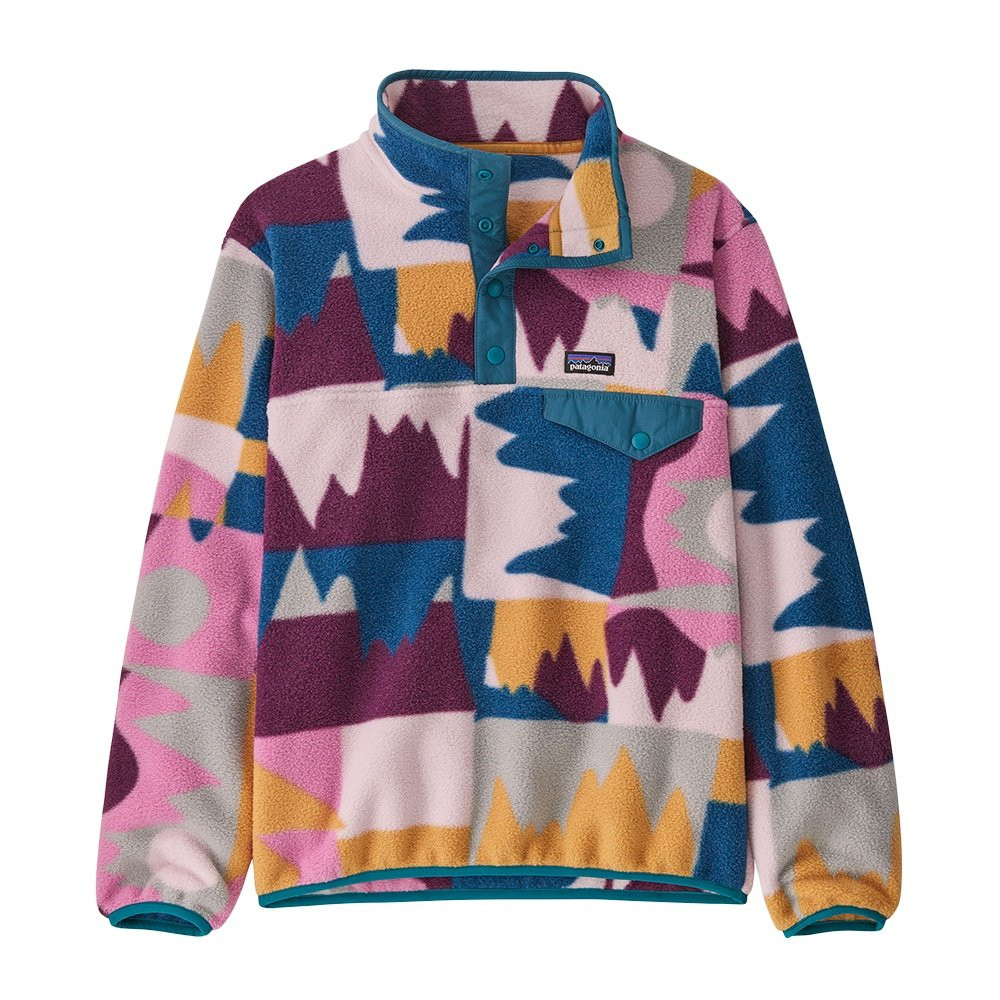 patagonia Synchilla ハイビスカス キッズ Patagonia Lightweight Synchilla Snap-T Fleece Pullover (Kids
