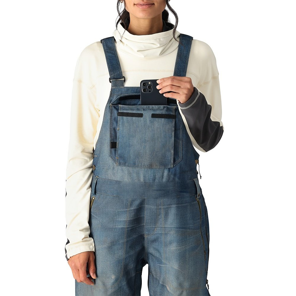 686 Black Magic 20 Shell Snowboard Bib (Women's) - Peter Glenn Ski