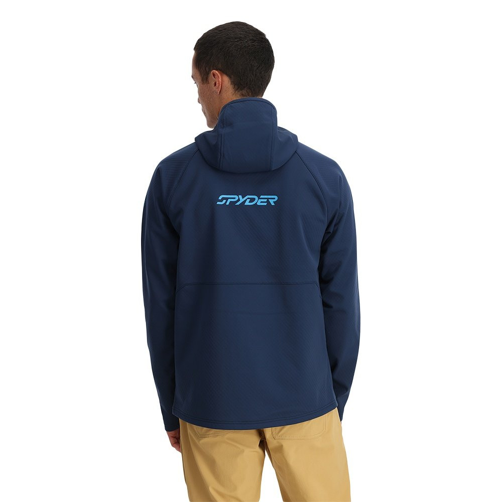 Spyder Gridweb Shellfleece Hoodie (Men's) - Peter Glenn Ski and Sports