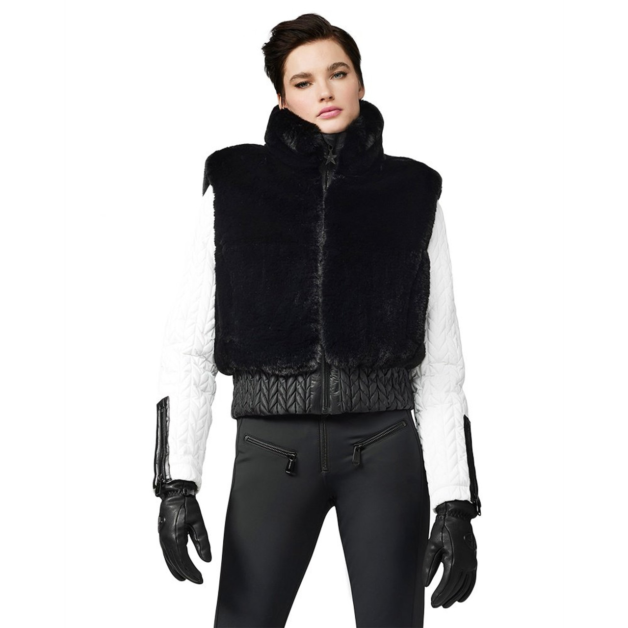 ジャケット・アウター THEREDTHREAD S flip fur pants vest THEREDTHREAD / ザレッドスレッド】S flip fur vest