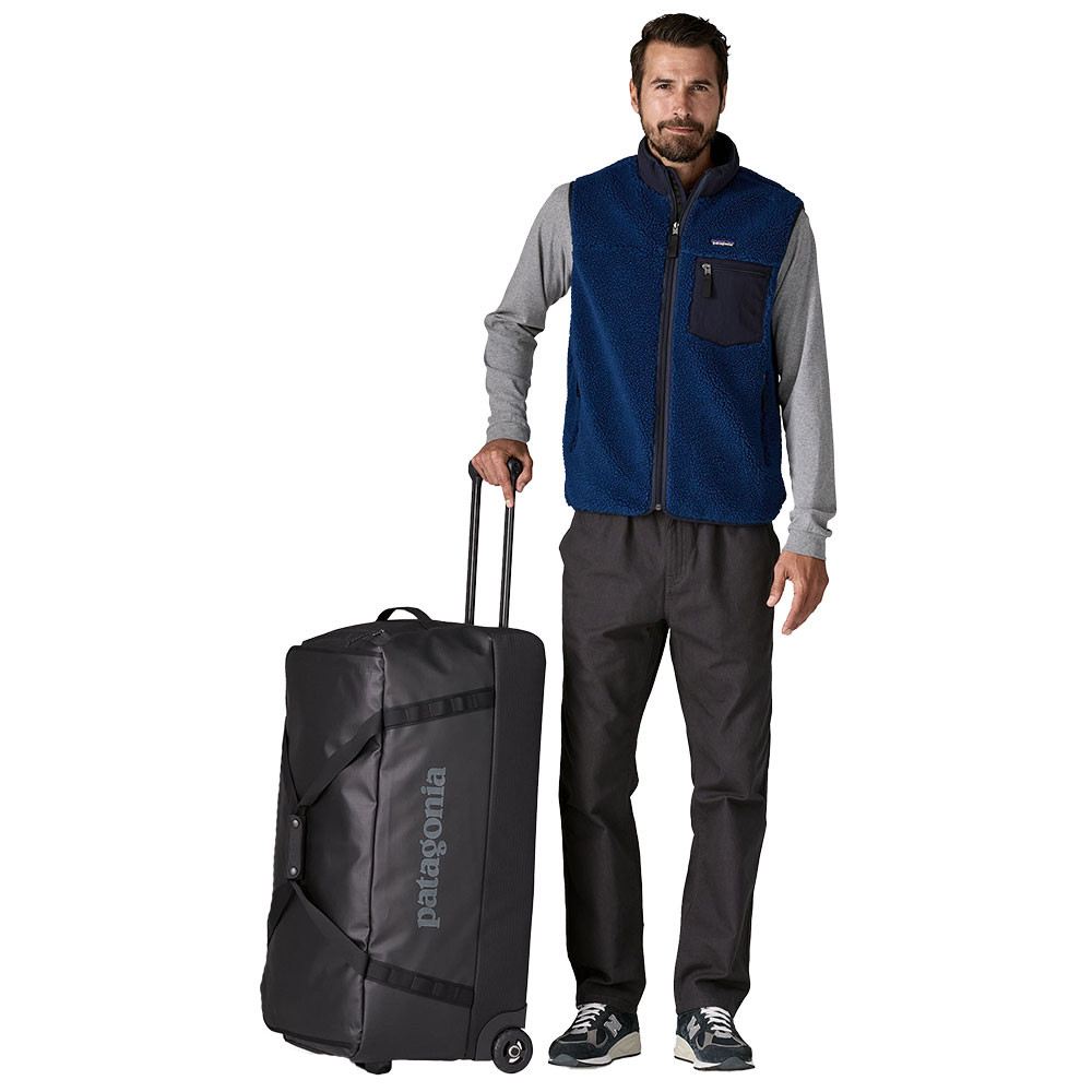 100l patagonia wheeled duffel Patagonia Black Hole Wheeled Duffel 100 L Black