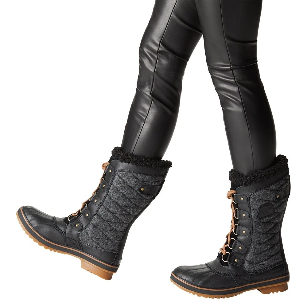 Sorel Tofino II Black Waterproof Insulated Faux Fur Winter  New Sorel Tofino II Waterproof Insulated Quilted Faux Fur Boot Black Sz 7.5 main image 2