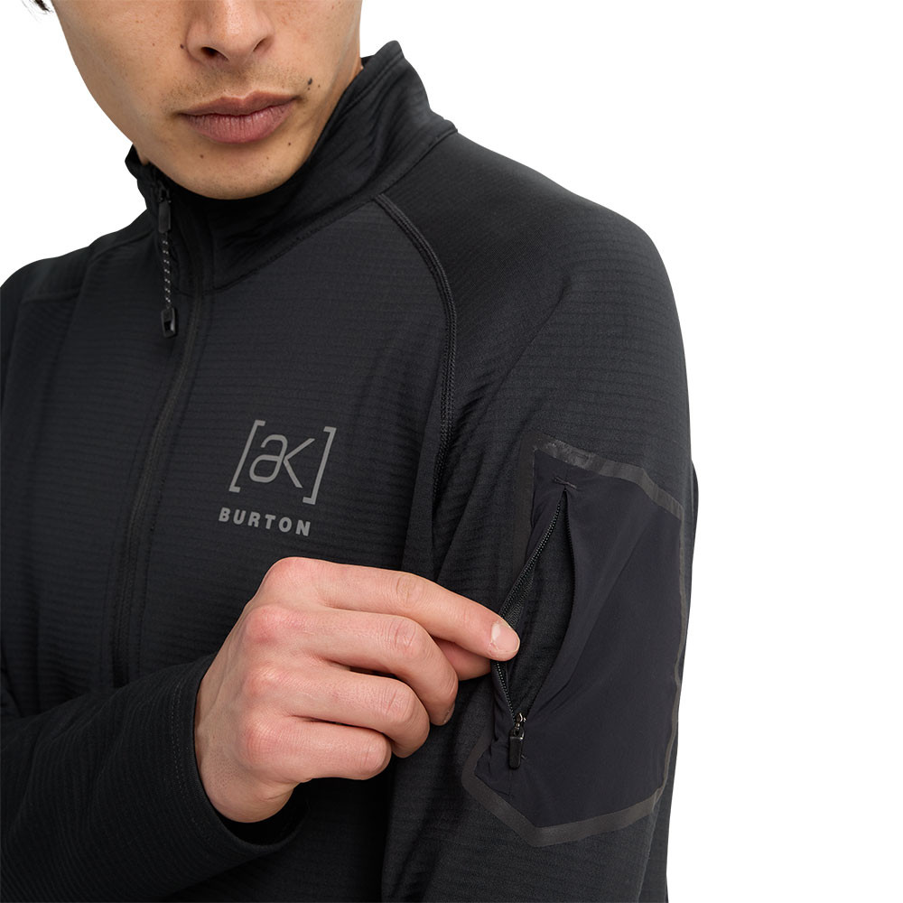 Burton (ak) Helium 1/2-Zip Grid Fleece Mid-Layer (Men's)