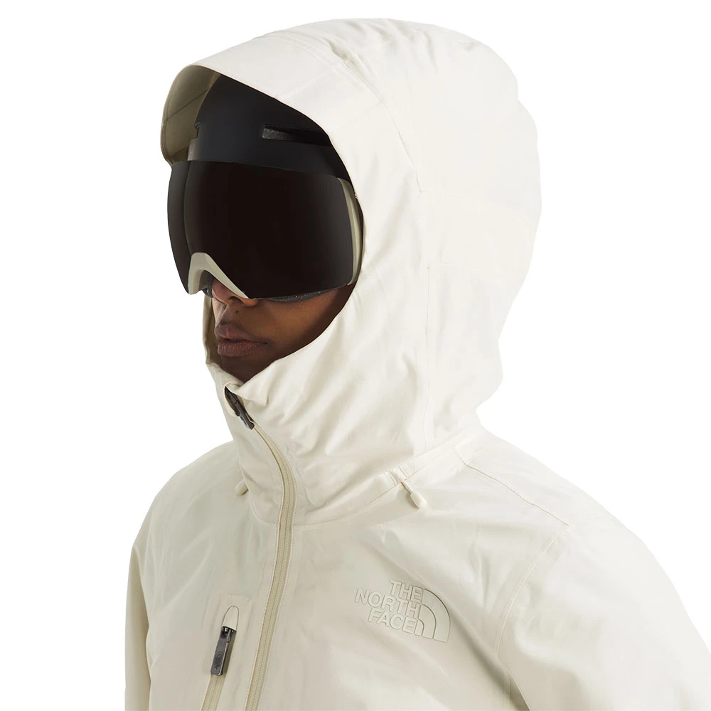 North Face White Ski Jacket The North Face DESCENDIT JACKET Ski Jacket White Dune/off-white 