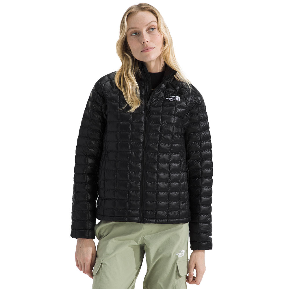 womens black thermoball jacket
