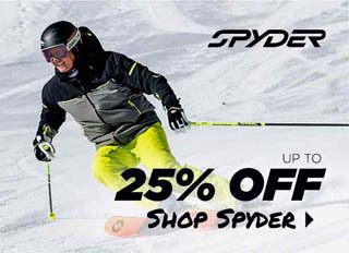 Spyder Sale — Up to 25% Off