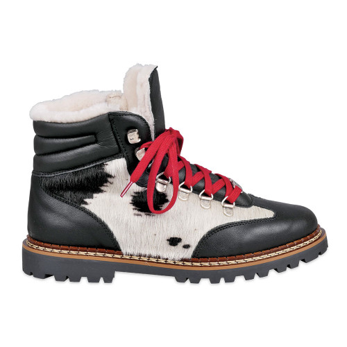 Camo Cowhide/Black Leather