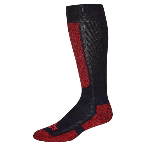 Black/Red Heather