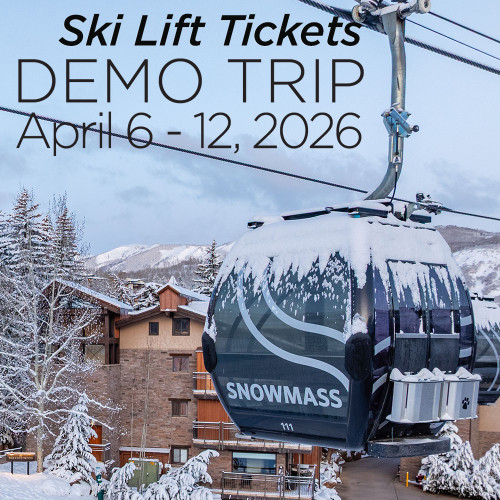 Aspen Snowmass Lift Tickets for Peter Glenn 2026 Demo Ski Trip April 6 - 12, 2026