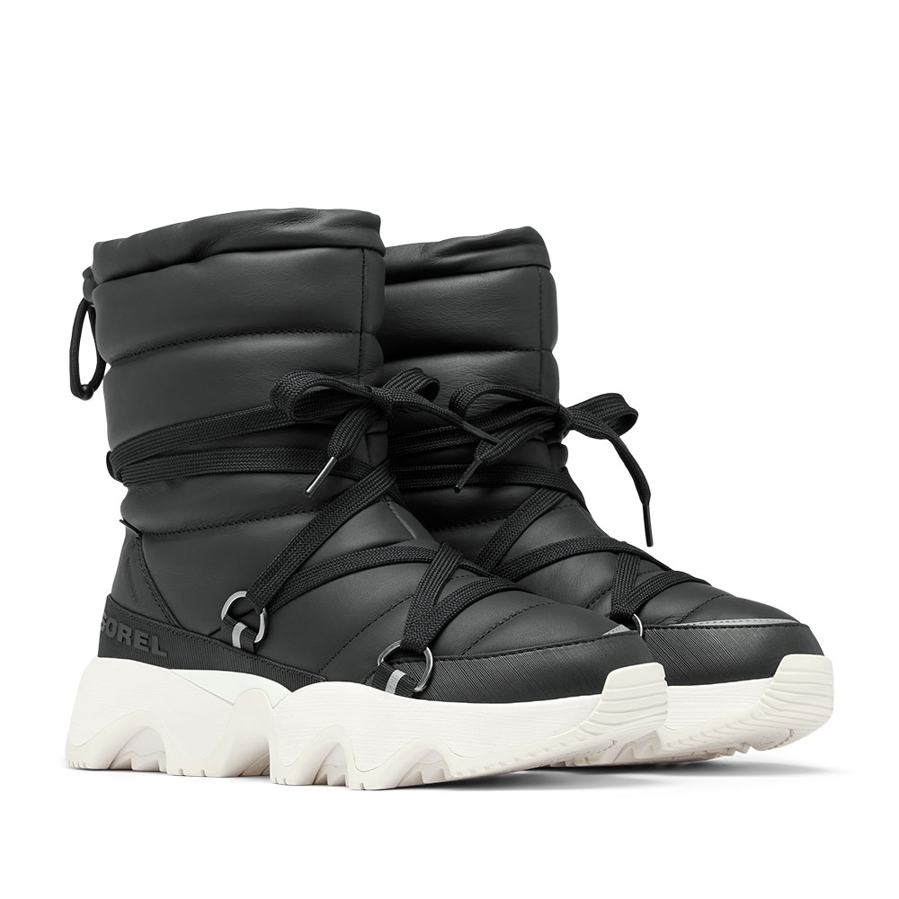 (取寄) ソレル レディース キネティック インパクト ショート ブーツ ウォータープルーフ SOREL women Kinetic Impact Short Boot Waterproof Black/Sea Salt Sorel Kinetic Impact NXT Mid Waterproof Winter Boot (Women's