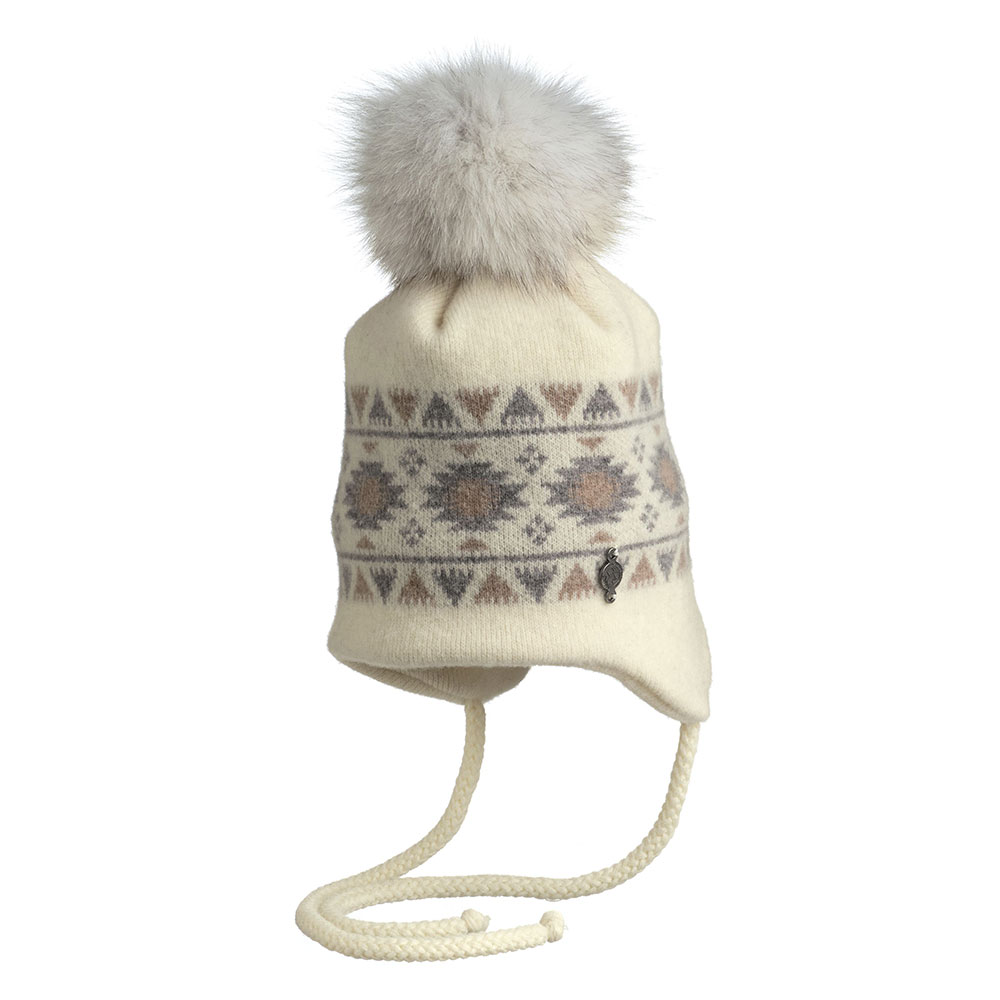 Roeckl Emu Accessoires Angahook – Paraorecchie In Lana E Pelle, Caldo E Stiloso Per L'Inverno