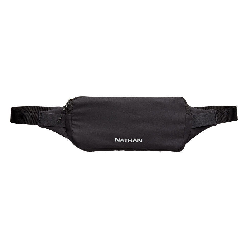 Ceinture De Running Nathan Single Pocket – Violet, Taille Unique, Ajustable, Occasion