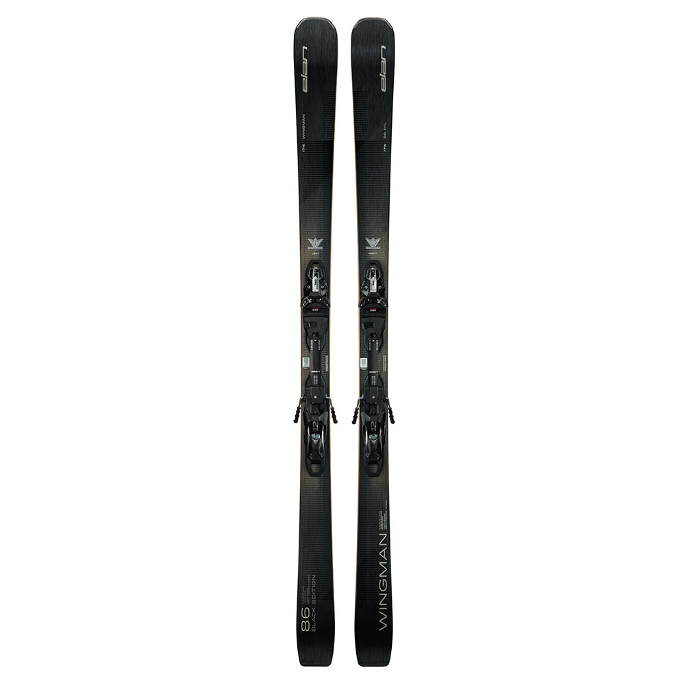 Elan Wingman 86 Black Edition Ski System with EMX 12 Bindings