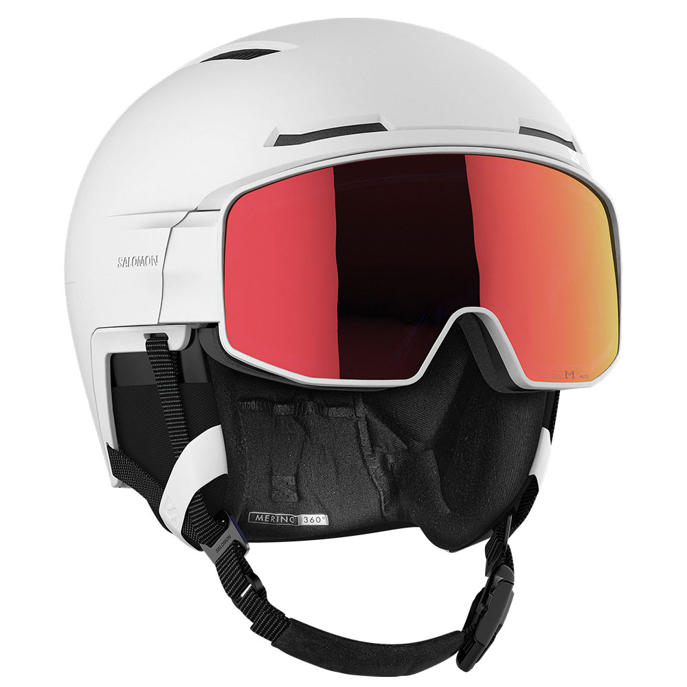 Salomon MIPS対応ホワイトヘルメット Salomon Driver Prime Sigma Photo MIPS Helmet (Men's) - White