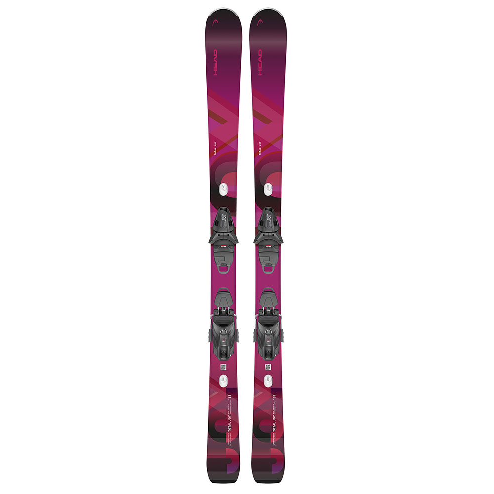 レディーススキーセット HEAD JOY 142 ブーツ 24cm-24.5cm Head Total Joy Ski System with Protect SLR 10 GW Bindings (Women's