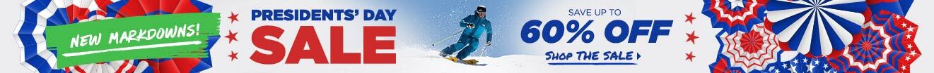 Presidents' Day Sale: Save up to 60%!