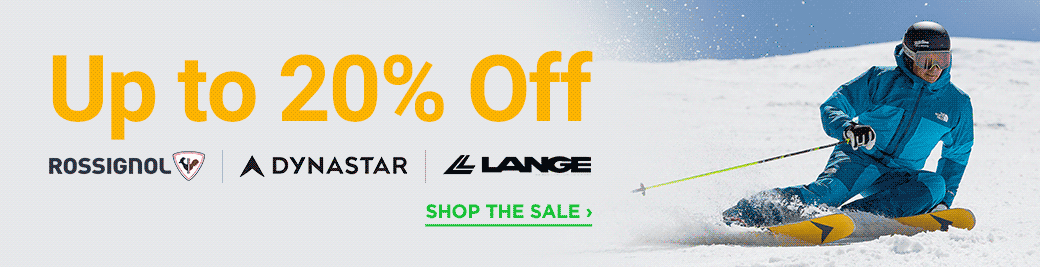 Up to 20% Off Rossignol, Dynastar & Lange.