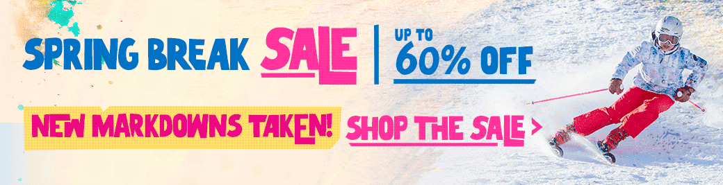 Spring Break Sale - Up to 60% Off