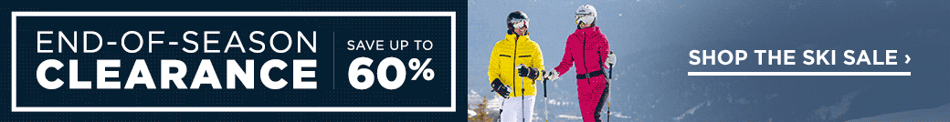 End of Season Clearance: Save up to 60% Off