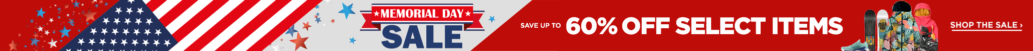 Memorial Day Sale! Save up to 60%!