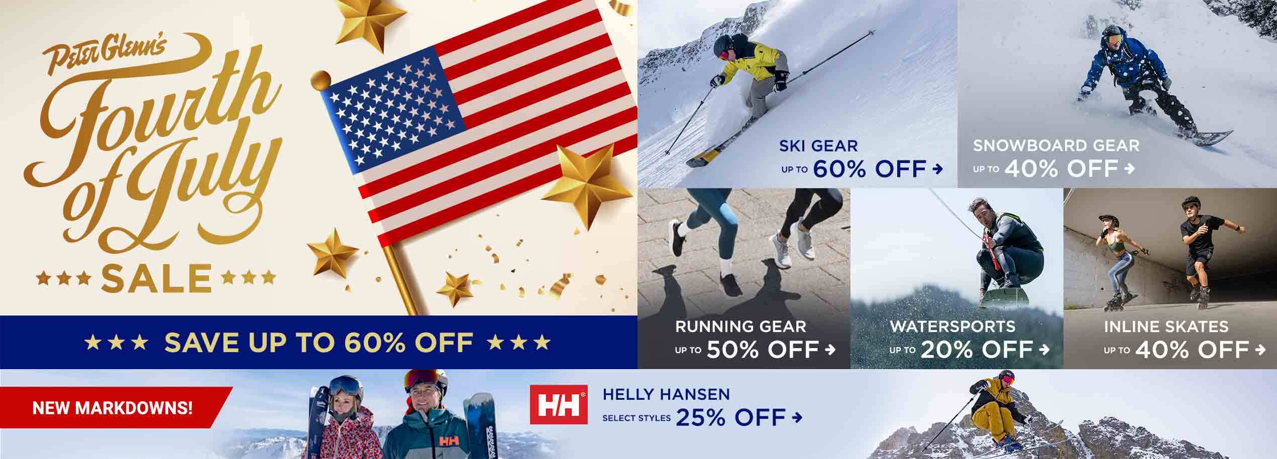 Peter Glenn’s
Fourth of July Sale - Save up to 60% Off