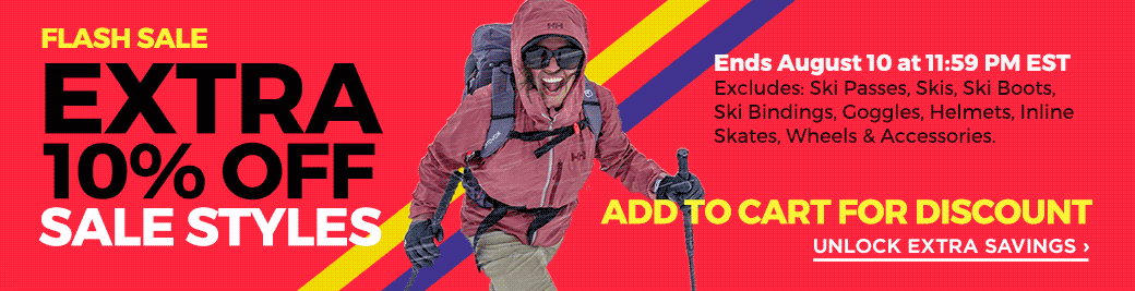 Flash Sale: Extra 10% OFF Sale Styles!