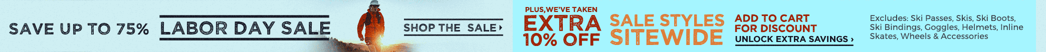 Save Up To 75% Off For Labor Day