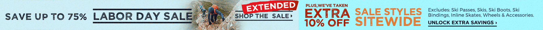 Save Up To 75% Off For Labor Day