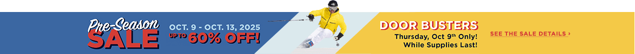 SANDY SPRINGS PRE-SEASON SALE OCT. 9 - OCT. 13, 2025 UP TO 60% OFF!