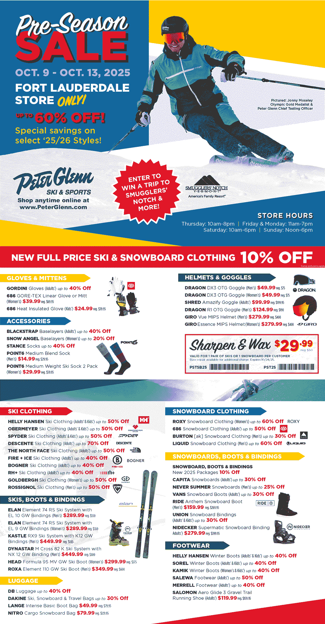 Fort Lauderdale Pre-Season Sale, OCT. 9 - OCT. 13, 2025