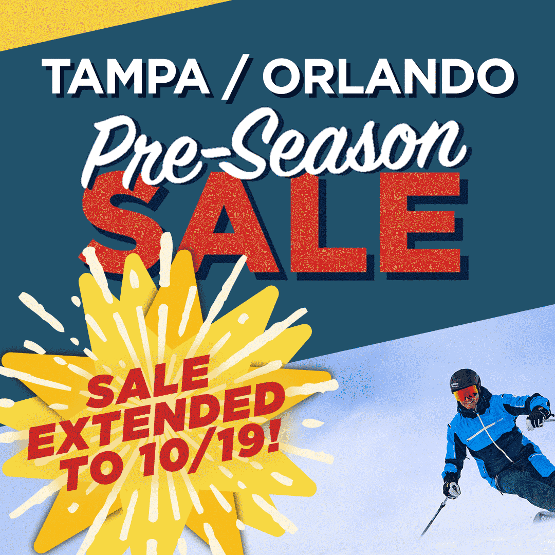 TAMPA / ORLANDO PRE-SEASON SALE