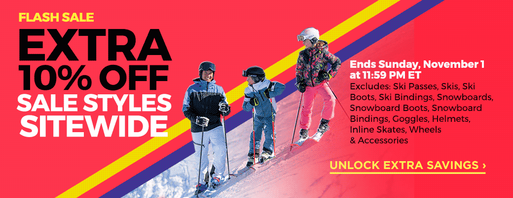 Flash Sale: Extra 10% Off Sale Styles Sitewide