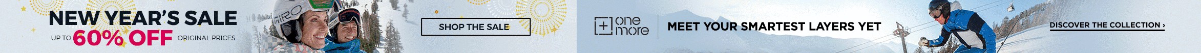 Save up to 60% Off Original Prices - New Year's Savings begin Thursday, January 1st, 2026! + OneMore: Meet Your Smartest Layers Yet