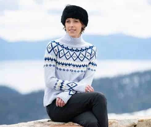 Alashan / Fera: Casper Fair Isle Merino Sweater + Softshell Jean Pant (Women’s)