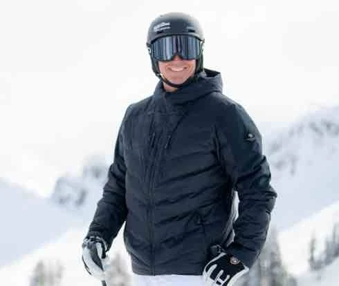 Obermeyer: Braun Quilted Jacket (Men’s)