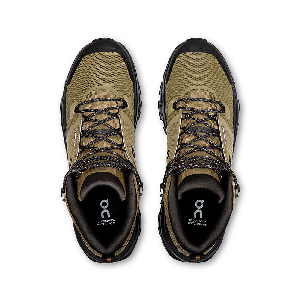 On Cloudrock Waterproof Low Hiking Shoe (Men's) - Hunter/Black On Cloudrock Waterproof Low Hiking Shoe (Men's) - Hunter/Black