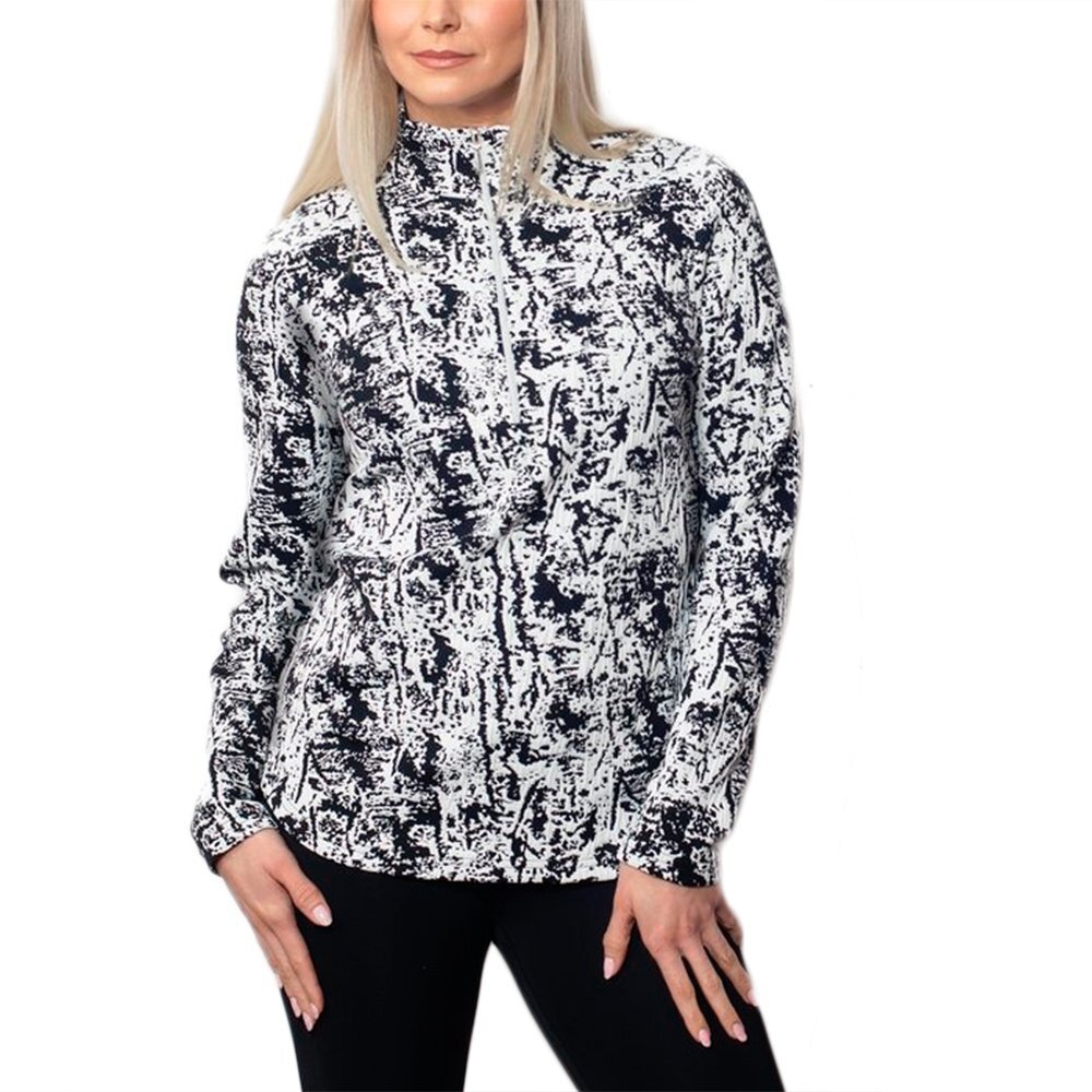 Sno Skins Sport Jacquard 1/4-Zip Mid-Layer (Women's) - Peter Glenn