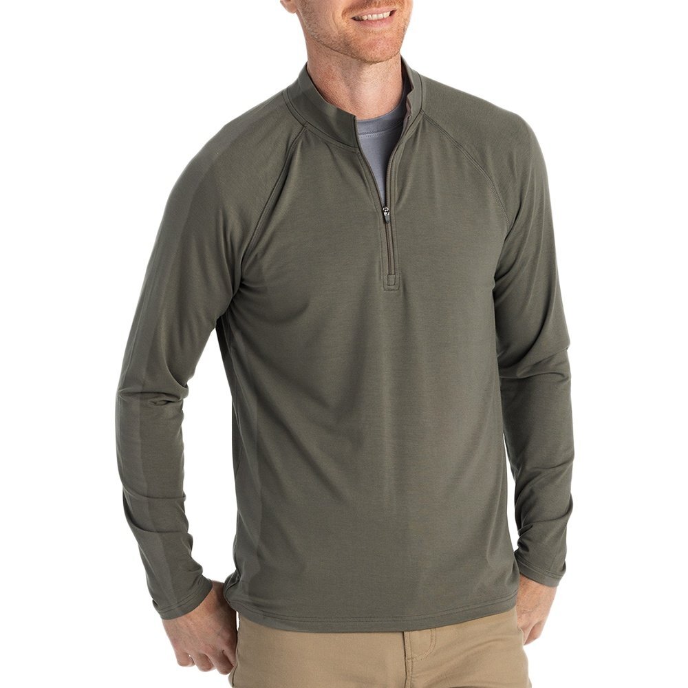 Free Fly Bamboo Flex 1/4-Zip Shirt (Men's) - Peter Glenn Ski and