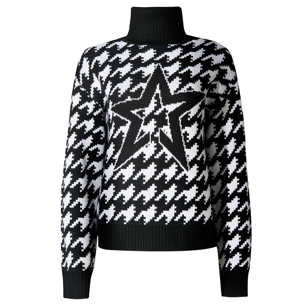 Perfect Moment Chunky Houndstooth Sweater (Women's) - Peter Glenn