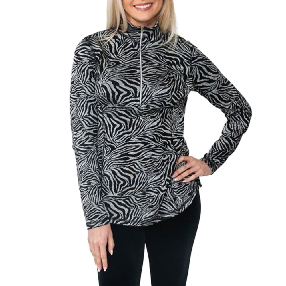 Sno Skins Animal Sport Jacquard 1/4-Zip Mid-Layer (Women's)