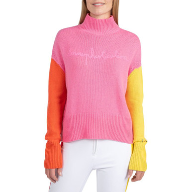 【マークアンドロナ】24年製　Cristina Glam Fur Sweater 132994_35R_NEW_PNK_LG__40167.