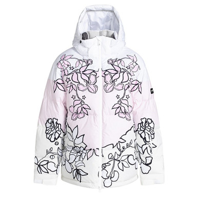 【ROXY】Wildlife WBB1 jacket S jacket Roxy Wildlife - WBB1/Watercolor Birds/Bright White