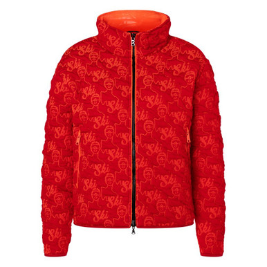 ジャケット・アウター MINEDENIM DISTORTION GOWN COAT 2 RED 129741_554_FAST_RED_LG__02151.