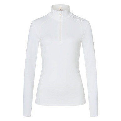 (取寄) ボグナー ベリン1 テクニカル ベース レイヤー トップ - ジップ ネック, ロング スリーブ Bogner Beline1 Technical Base Layer Top - Zip Neck, Long Sleeve  Zebra Print 132329_753_OFF_WHT_LG__12738.