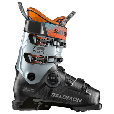 salomon grey ski boots S/Pro Supra Dual BOA 120 2026 Beluga / 26.5 GripWalk technology improves grip and facilitates walking Salomon S/Pro Delta BOA 120