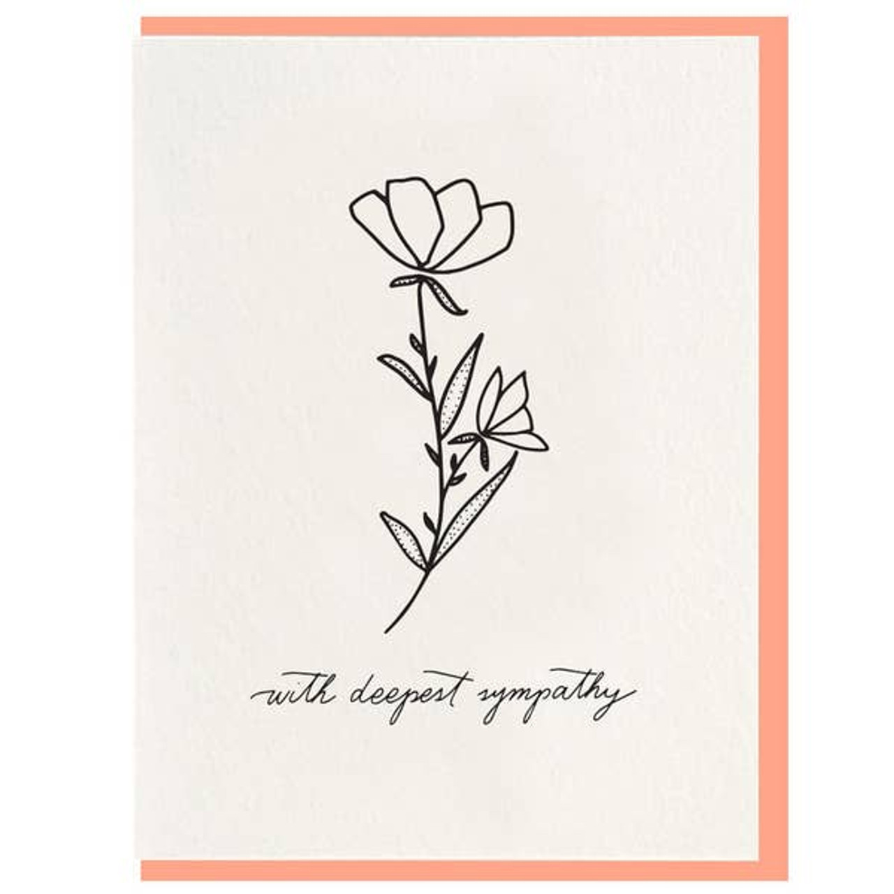 sympathy flower cards